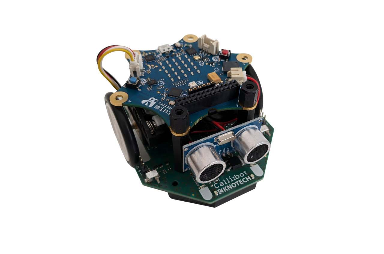 Der Calli:bot mit aufgeschraubter Calliope