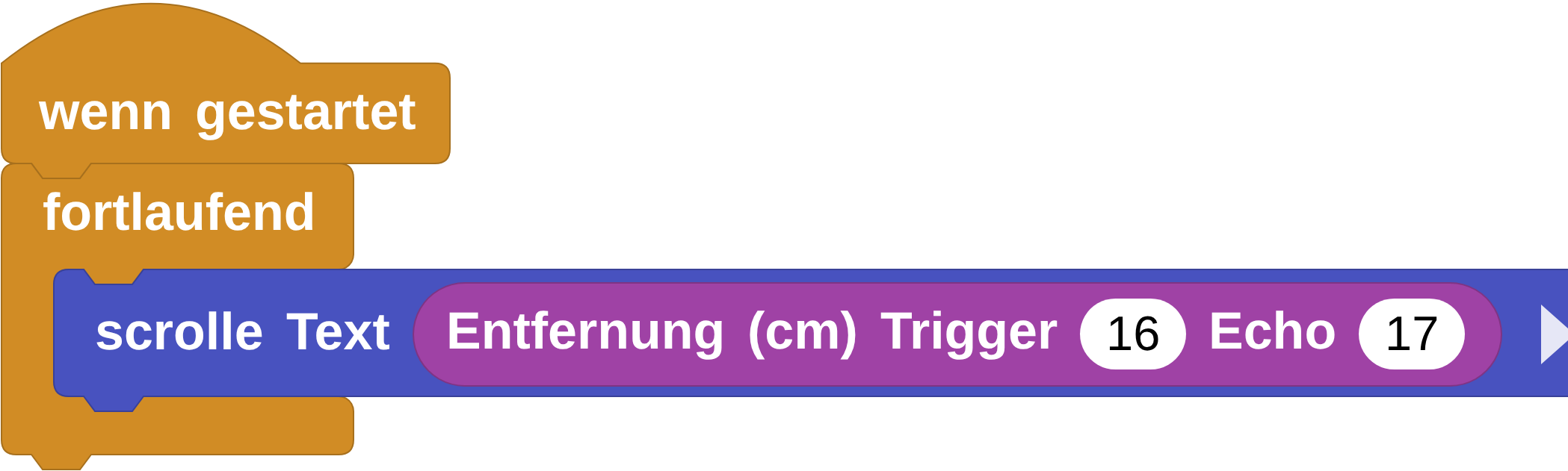Entfernung über zwei getrennten Leitungen messen