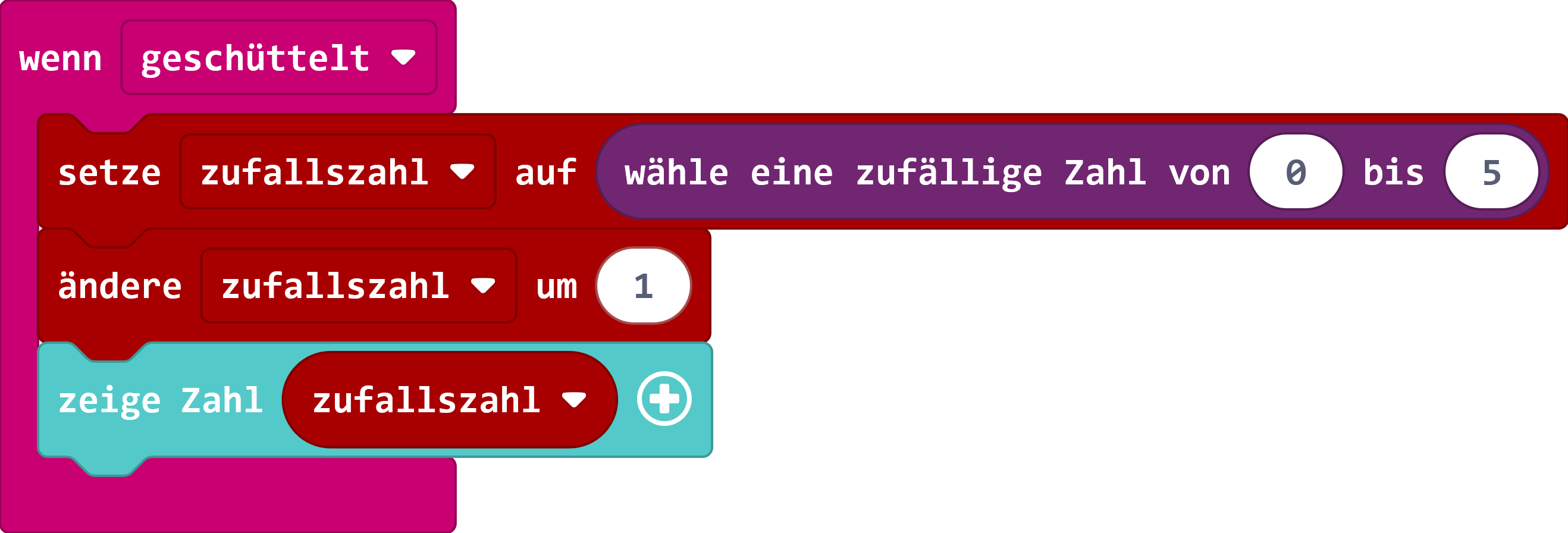 Eine zufällige Zahl auswählen