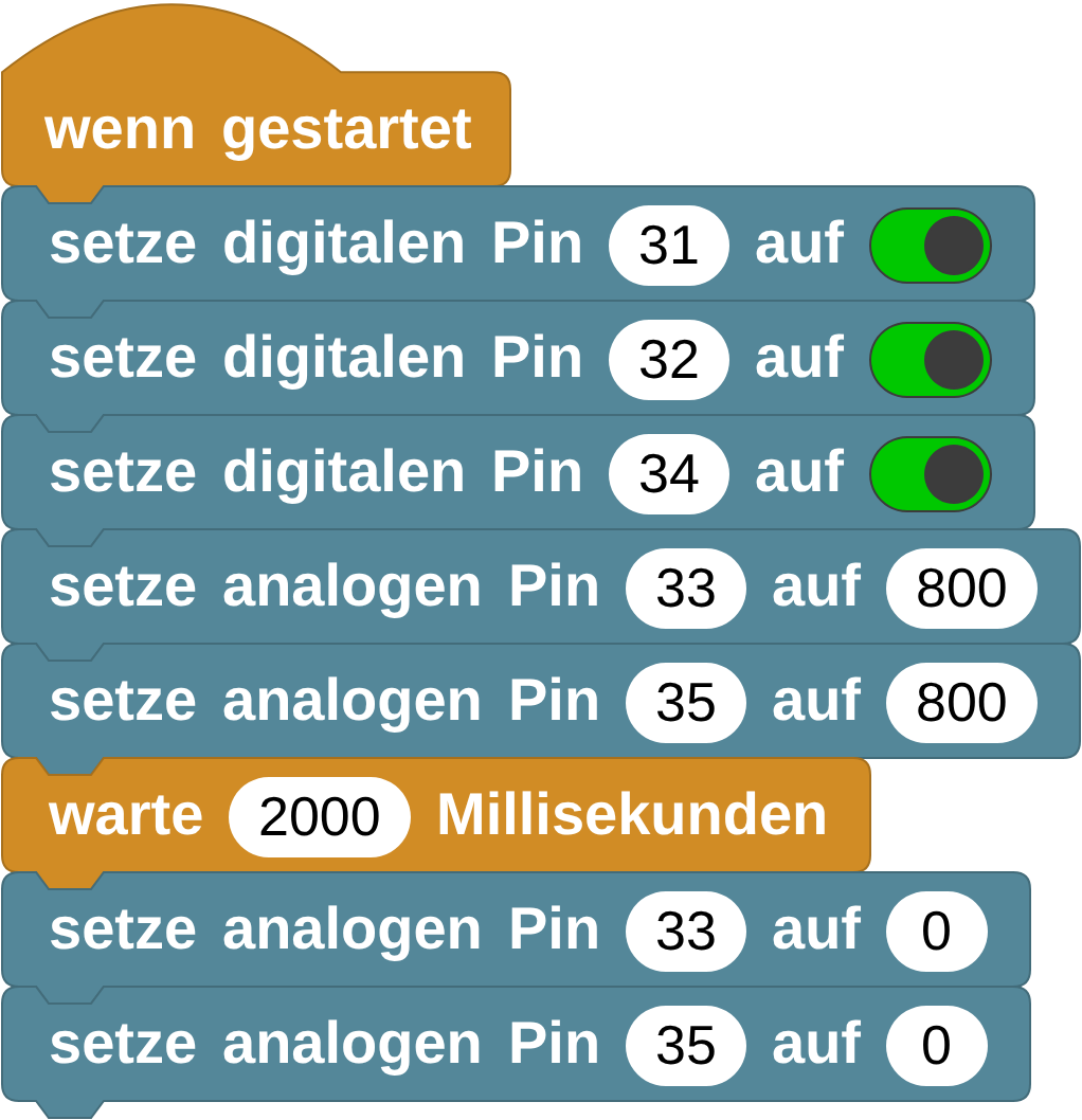 Zwei Motoren am Calliope mini 3 steuern